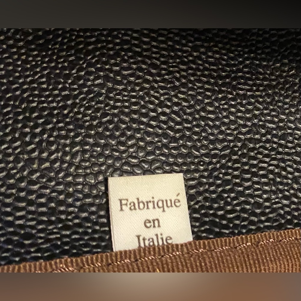 ***Host Pick*** Mulberry Brown Leather Weekender Bag, Water Resistant, Brass - Picture 7 of 8